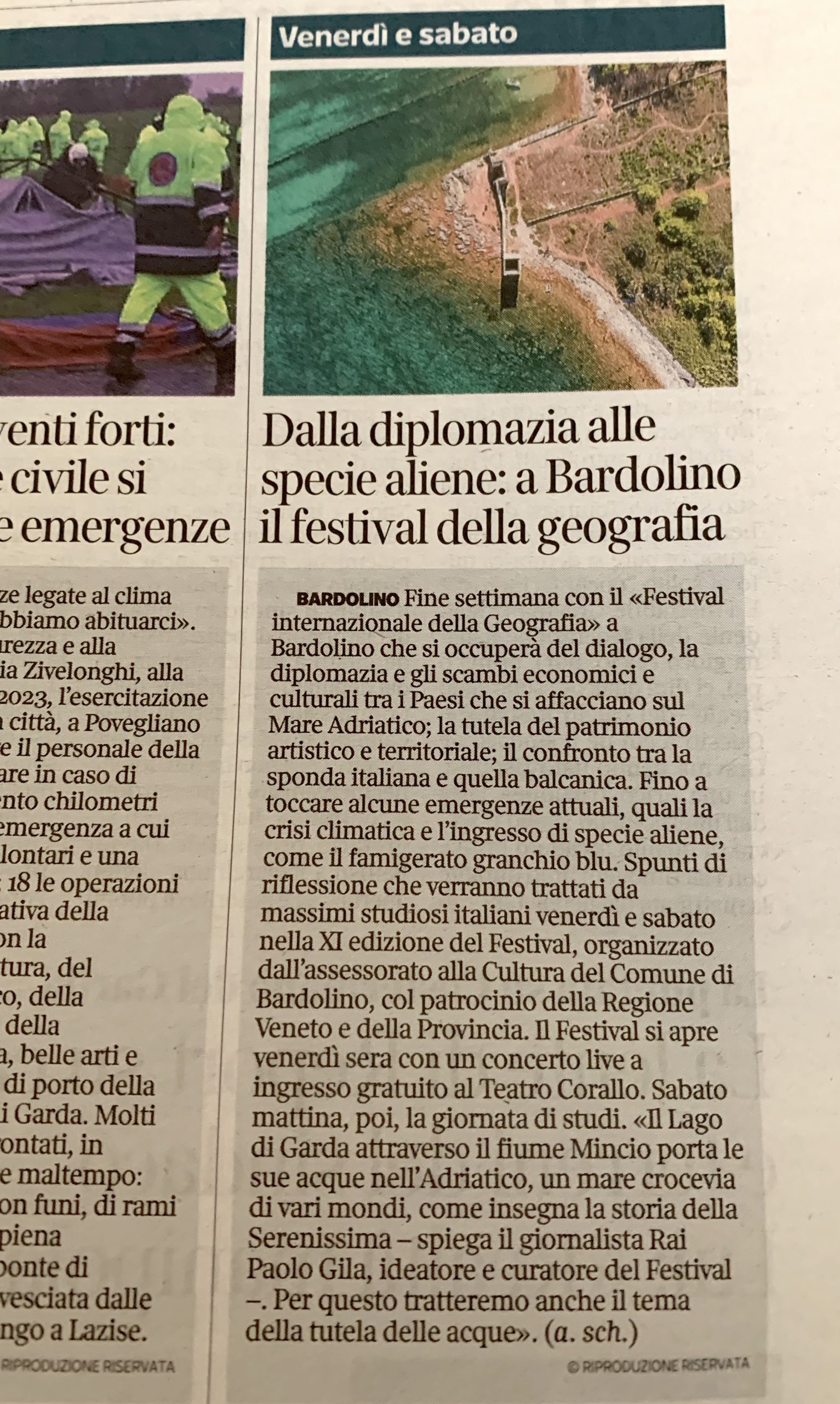 Corriere di Verona 24 ottobre 2023