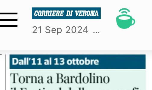 Corriere di Verona 21 settembre 2024